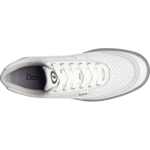 Dexter Mens Turbo Pro Bowling Shoes White/Grey