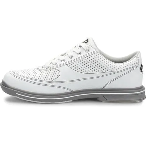 Dexter Mens Turbo Pro Bowling Shoes White/Grey