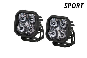 Diode Dynamics Worklight SS3 Sport White SAE Fog Standard (Pair)