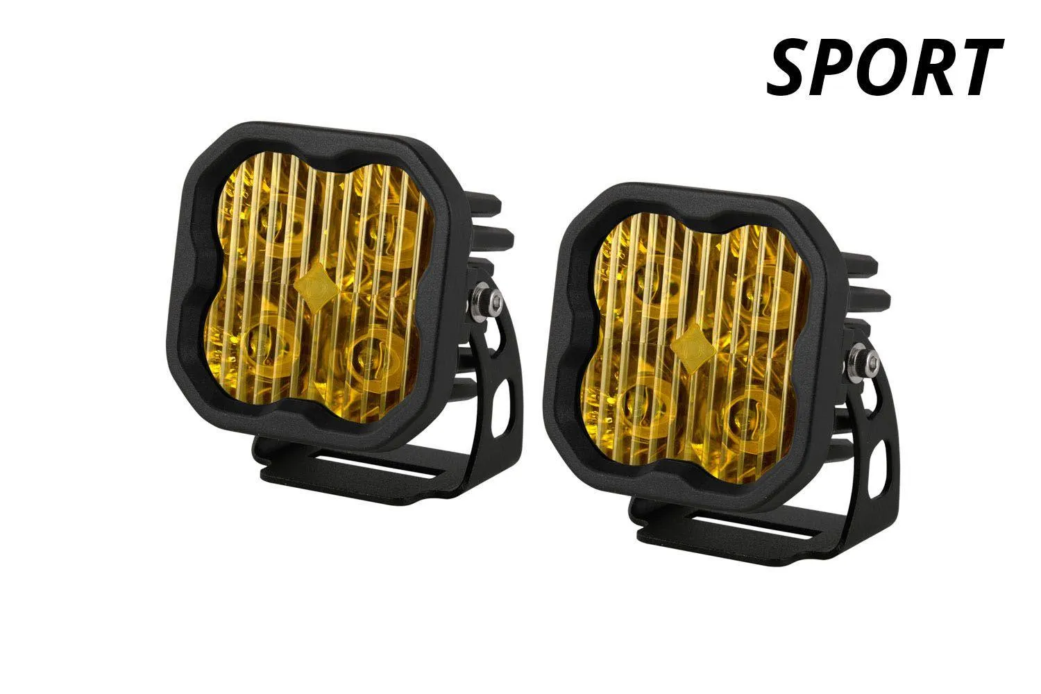 Diode Dynamics Worklight SS3 Sport Yellow SAE Fog Standard (Pair)