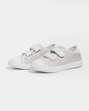 Ditsy Mauve Kids Velcro Sneaker
