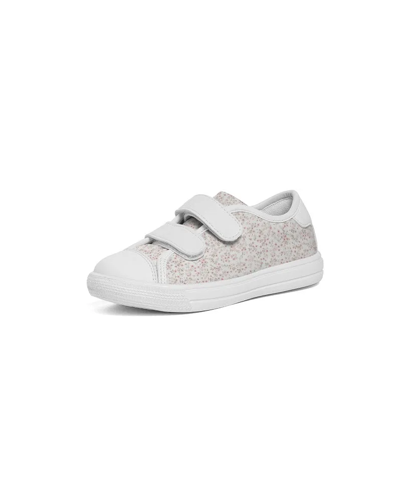 Ditsy Mauve Kids Velcro Sneaker