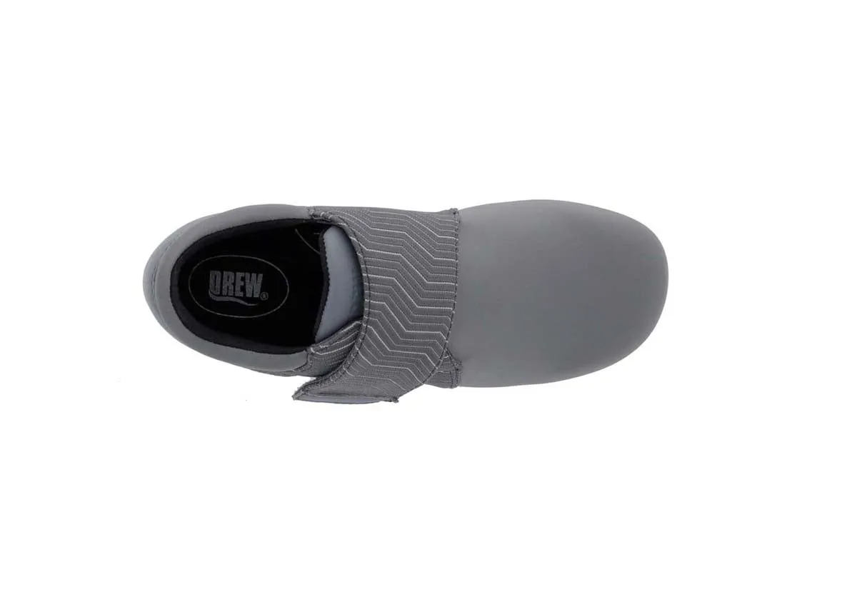 Drew Moonwalk Women Casual Shoe In Grey Lycra/leather