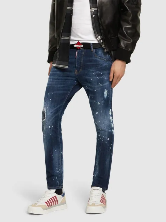 Dsquared2   Logo leather sneakers 