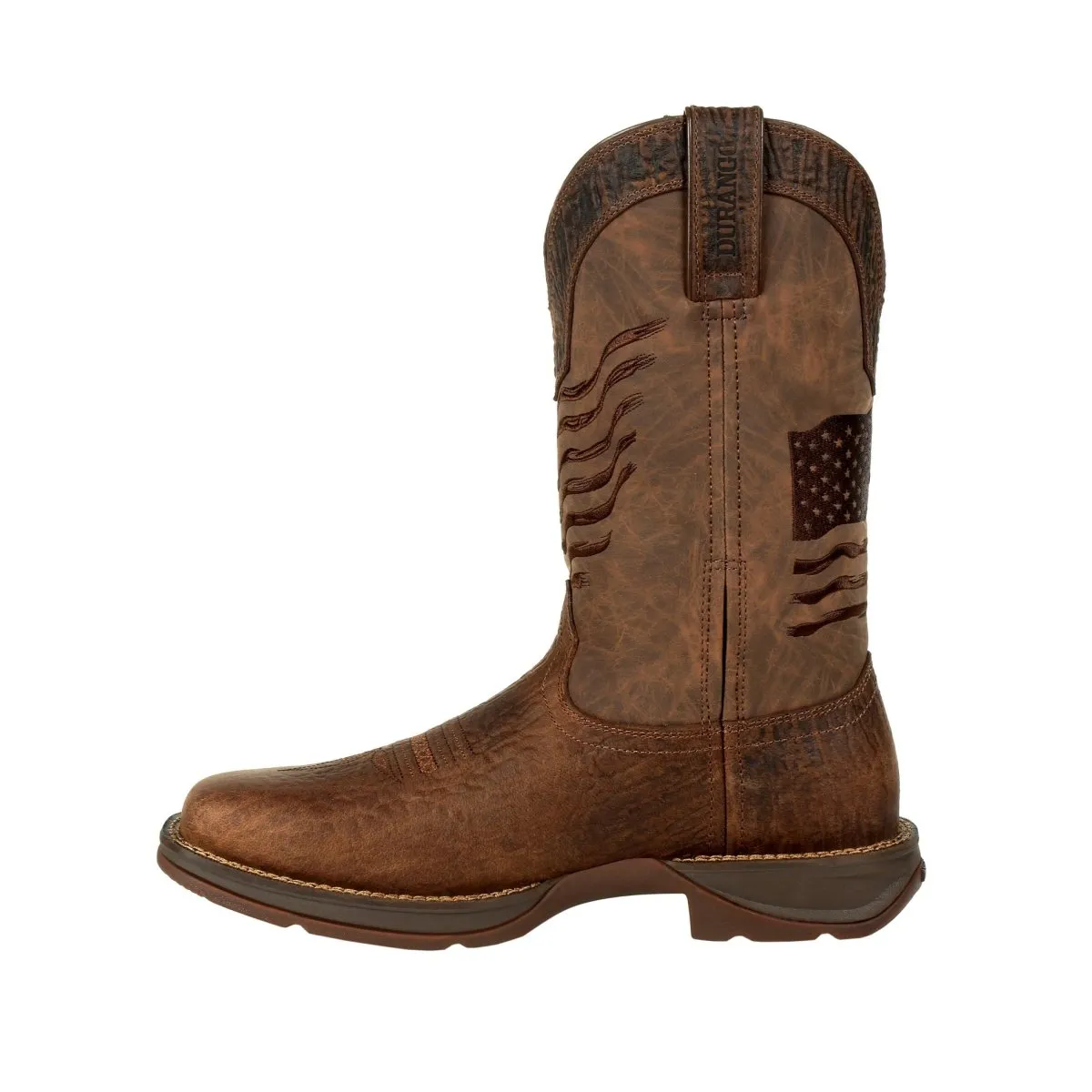 Durango Rebel Men's Western 12" Pull-on Work Boots Ddb0314 In Acorn