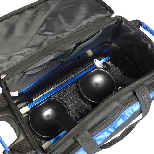 ELITE Deluxe Double Roller Bowling Bag Royal Blue