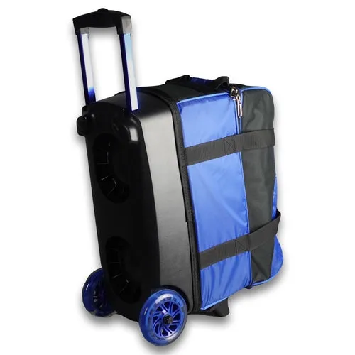 ELITE Deluxe Double Roller Bowling Bag Royal Blue