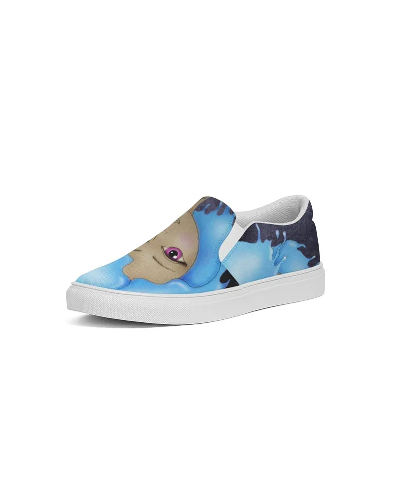 Fashion Sneakers for Aquarius Women- "Cosmic Aqua" Keds. Slip-ons. WickedYo