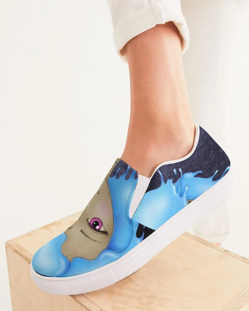 Fashion Sneakers for Aquarius Women- "Cosmic Aqua" Keds. Slip-ons. WickedYo