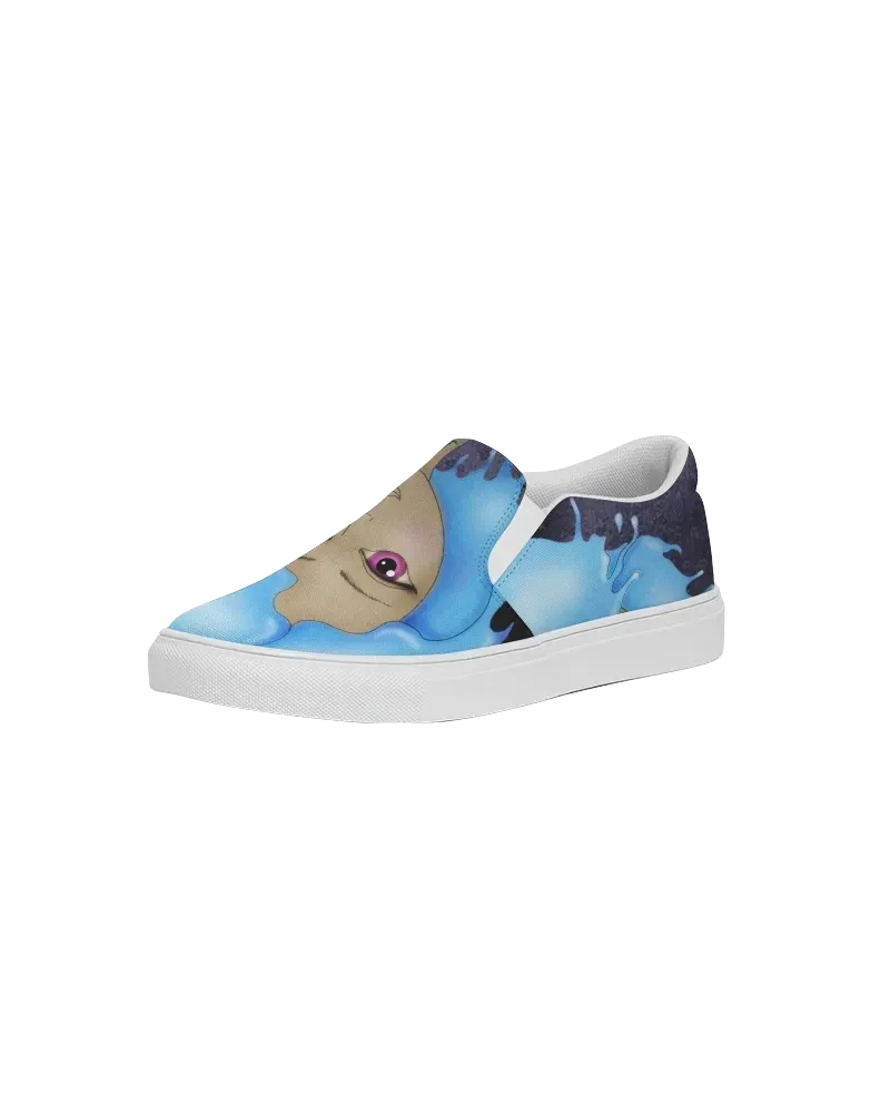 Fashion Sneakers for Aquarius Women- "Cosmic Aqua" Keds. Slip-ons. WickedYo