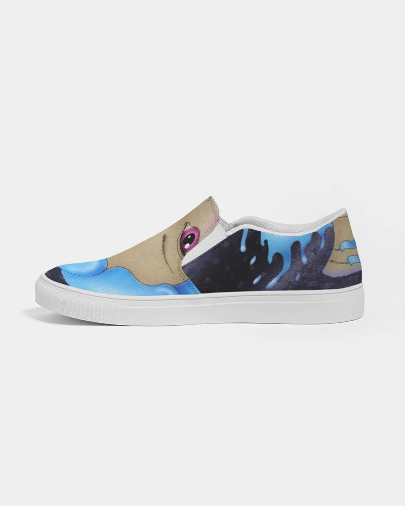 Fashion Sneakers for Aquarius Women- "Cosmic Aqua" Keds. Slip-ons. WickedYo