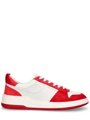 Ferragamo   Dennis leather sneakers 