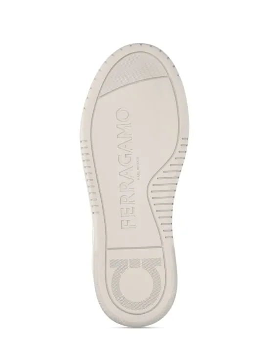 Ferragamo   Dennis leather sneakers 