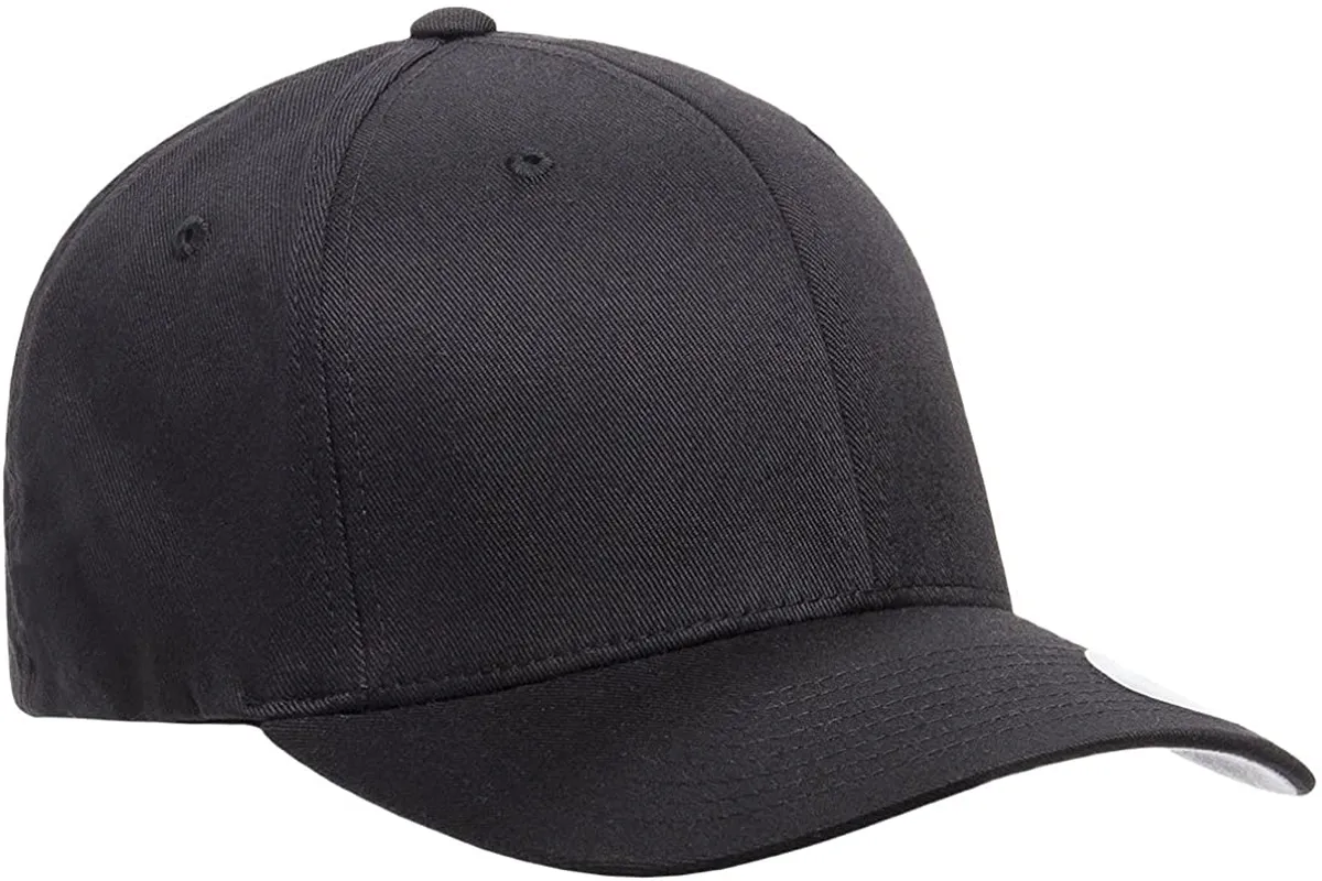 Flexfit Men's Athletic Baseball Fitted Cap Black Camo