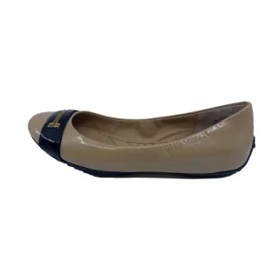 Frine Nude Patent Leather Isaac Mizrahi Ballet Flats
