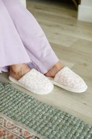 Fuzziest Feet Animal Print Slippers In Pink - 6/5/2023