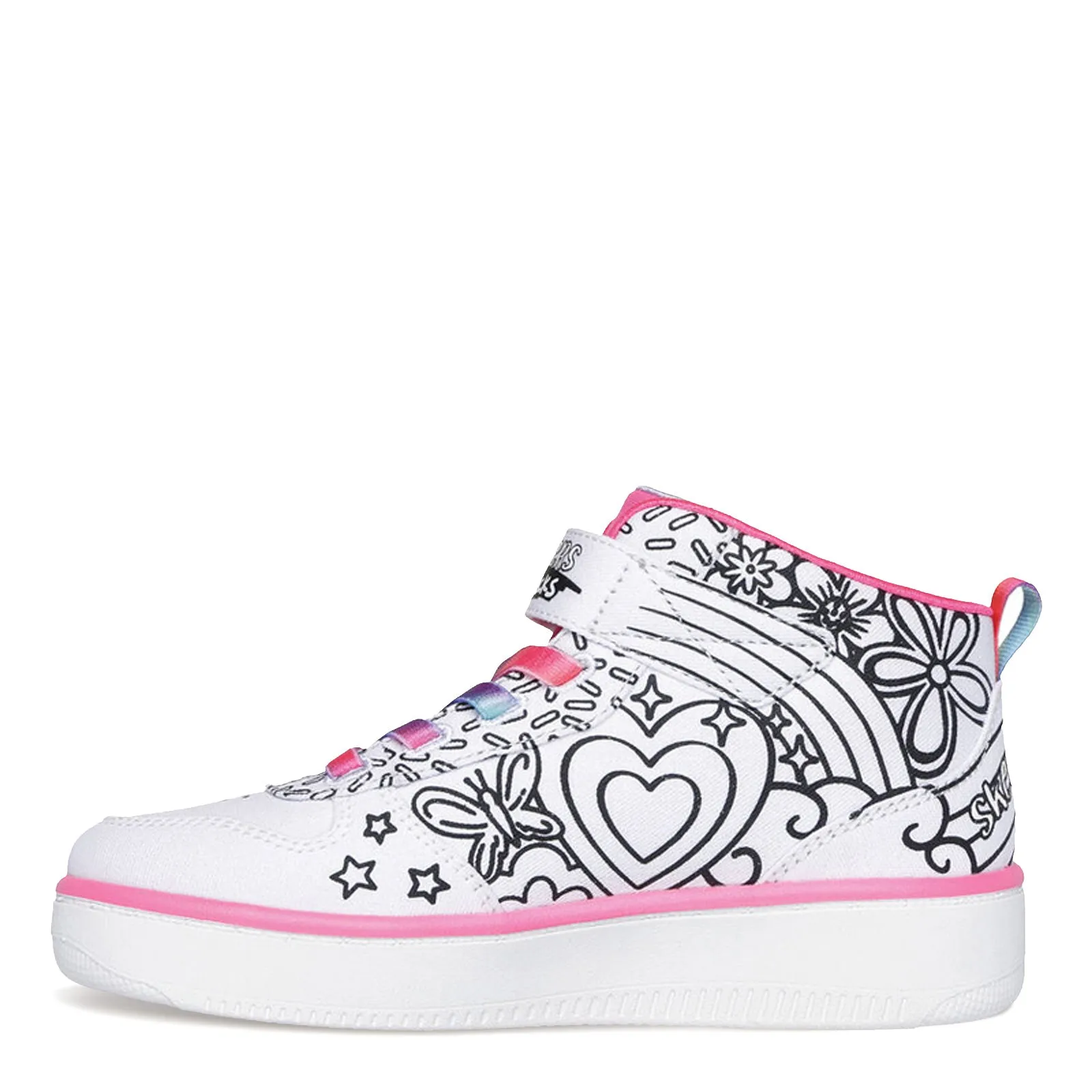 Girl's Skechers, Sport Court 92 - Color Me Kicks Sneaker - Little Kid