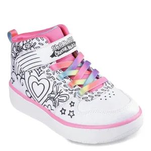 Girl's Skechers, Sport Court 92 - Color Me Kicks Sneaker - Little Kid