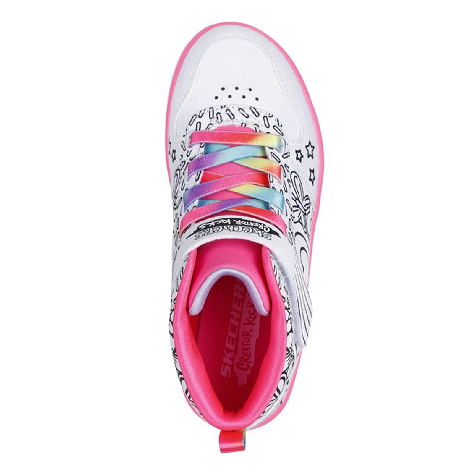 Girl's Skechers, Sport Court 92 - Color Me Kicks Sneaker - Little Kid
