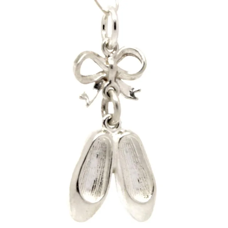 Gold Ballet Shoes Charm