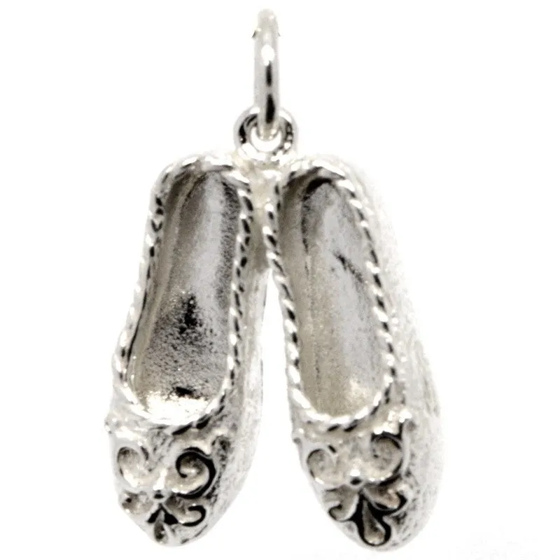Gold Dancing Slippers Charm