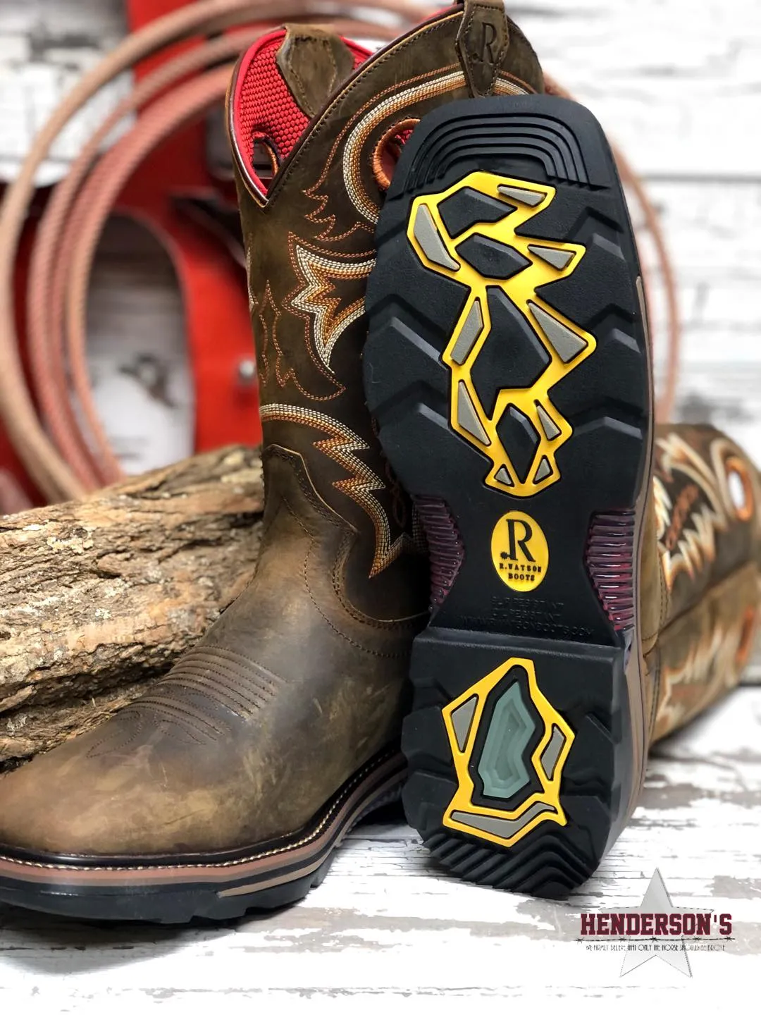 Hazel Bay Cowhide Work Boots