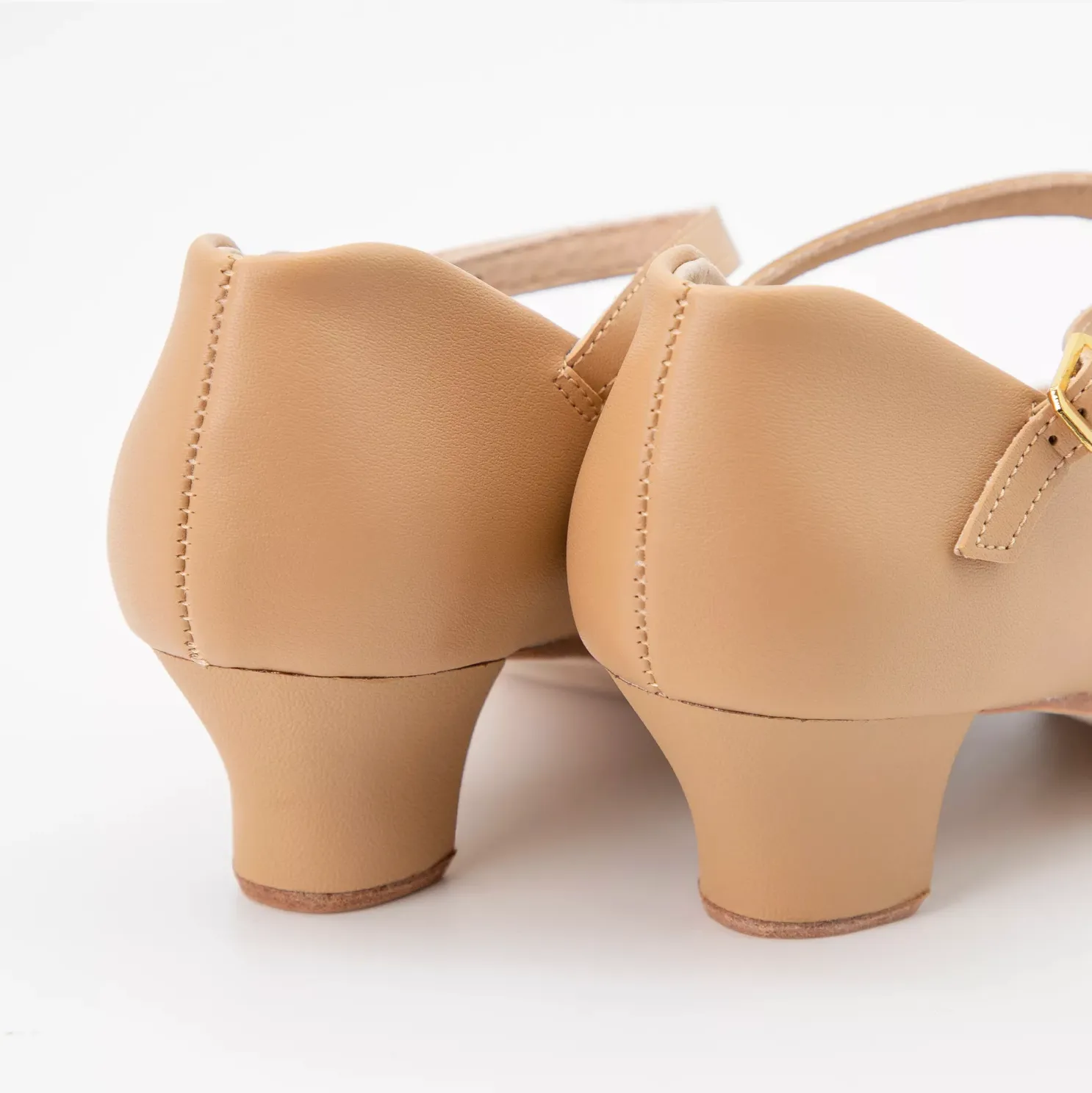 High Heel Chorus Shoes Tan