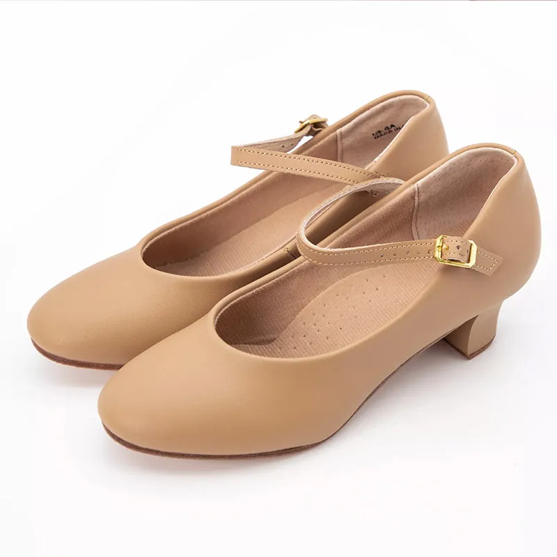 High Heel Chorus Shoes Tan