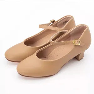 High Heel Chorus Shoes Tan