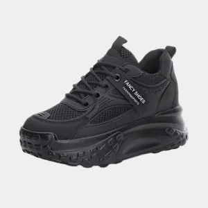 Joskaa 2024 New Black Platform Sneakers Goth