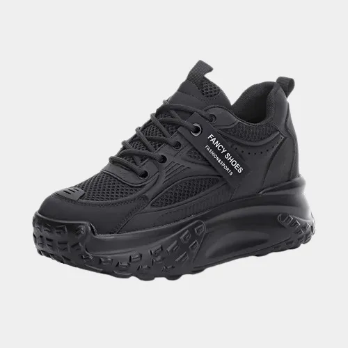 Joskaa 2024 New Black Platform Sneakers Goth
