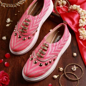 Juliet Sneakers in Persian Rose