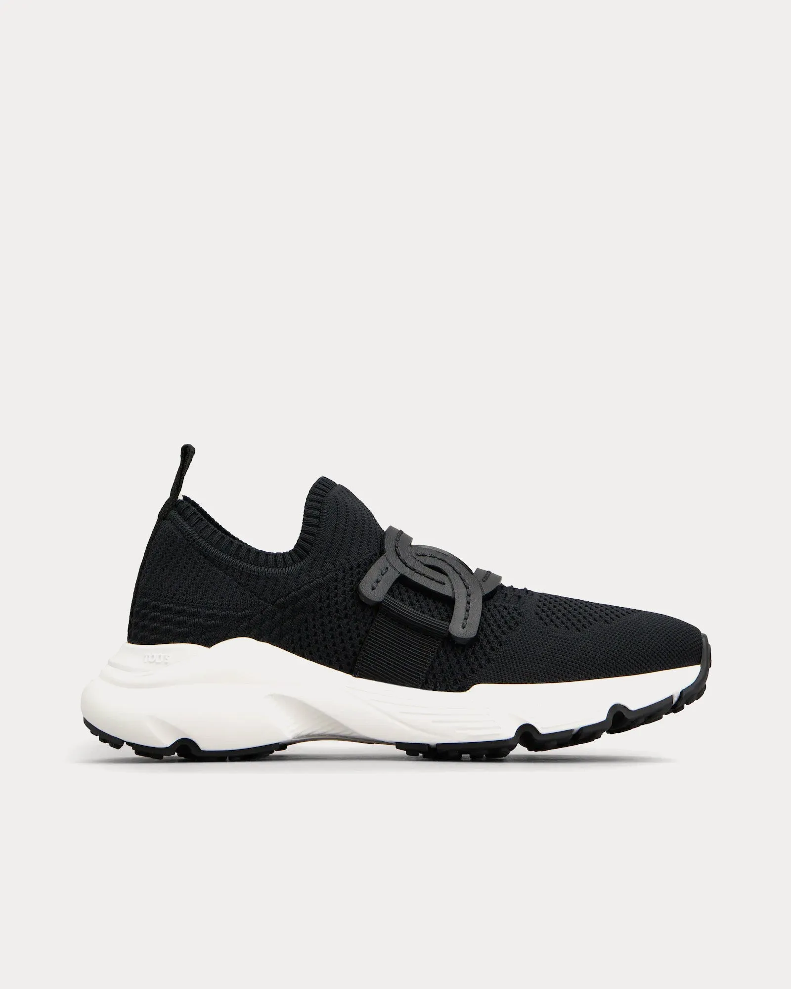 Kate Technical Fabric Black Slip On Sneakers