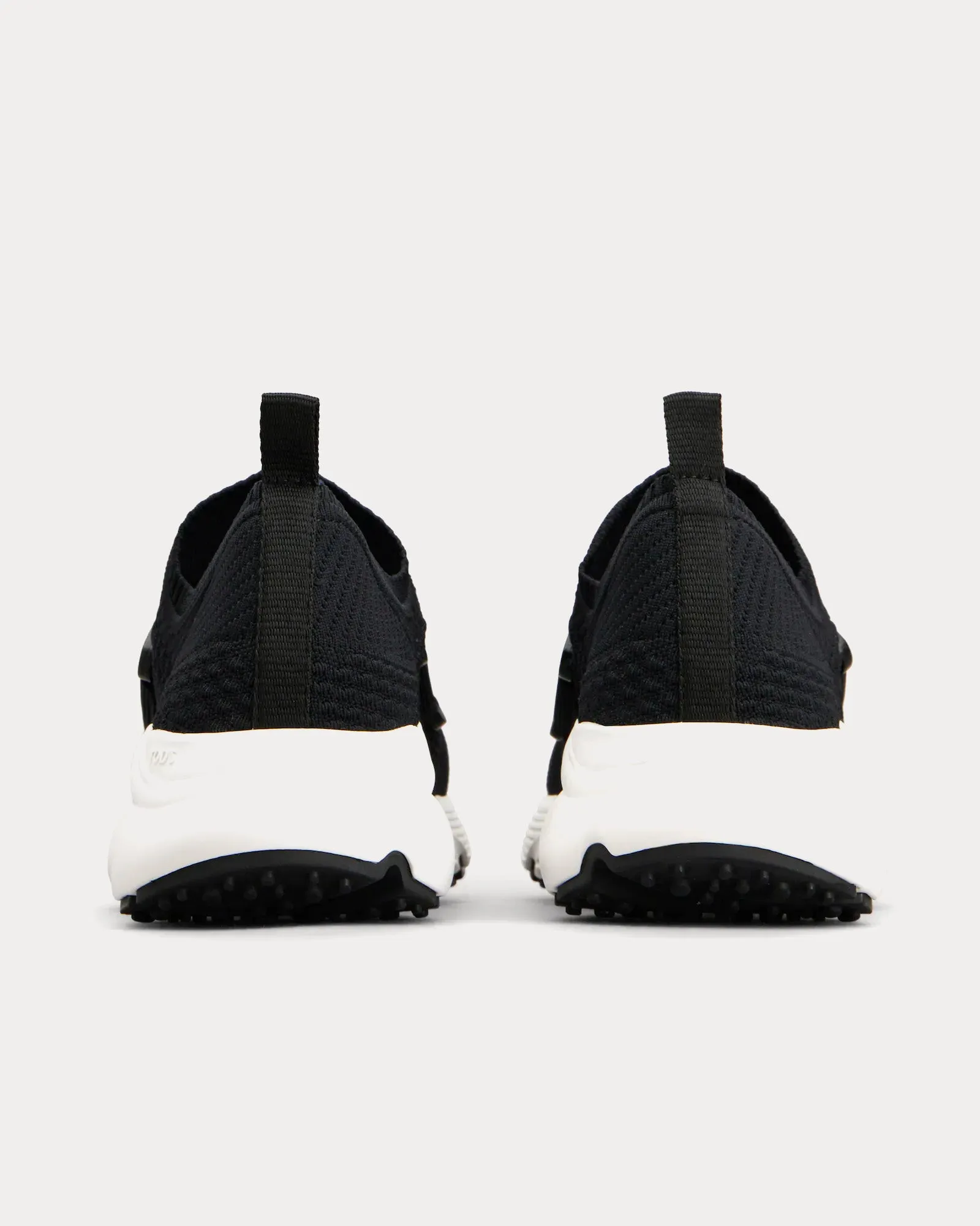 Kate Technical Fabric Black Slip On Sneakers