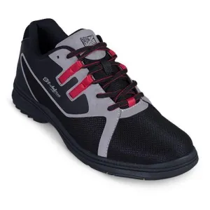 KR Strikeforce Mens Ignite Black/Grey/Red Right Hand Wide Bowling Shoes