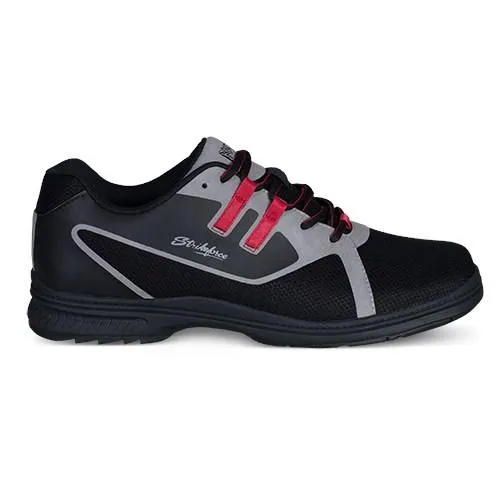 KR Strikeforce Mens Ignite Black/Grey/Red Right Hand Wide Bowling Shoes