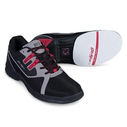 KR Strikeforce Mens Ignite Black/Grey/Red Right Hand Wide Bowling Shoes