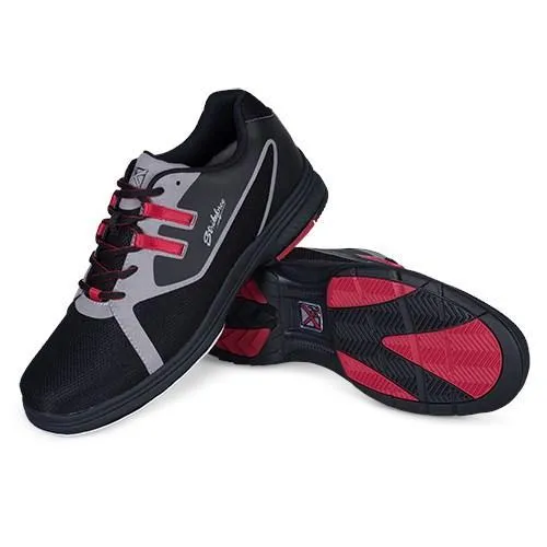 KR Strikeforce Mens Ignite Black/Grey/Red Right Hand Wide Bowling Shoes