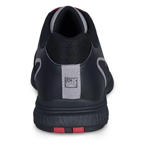 KR Strikeforce Mens Ignite Black/Grey/Red Right Hand Wide Bowling Shoes