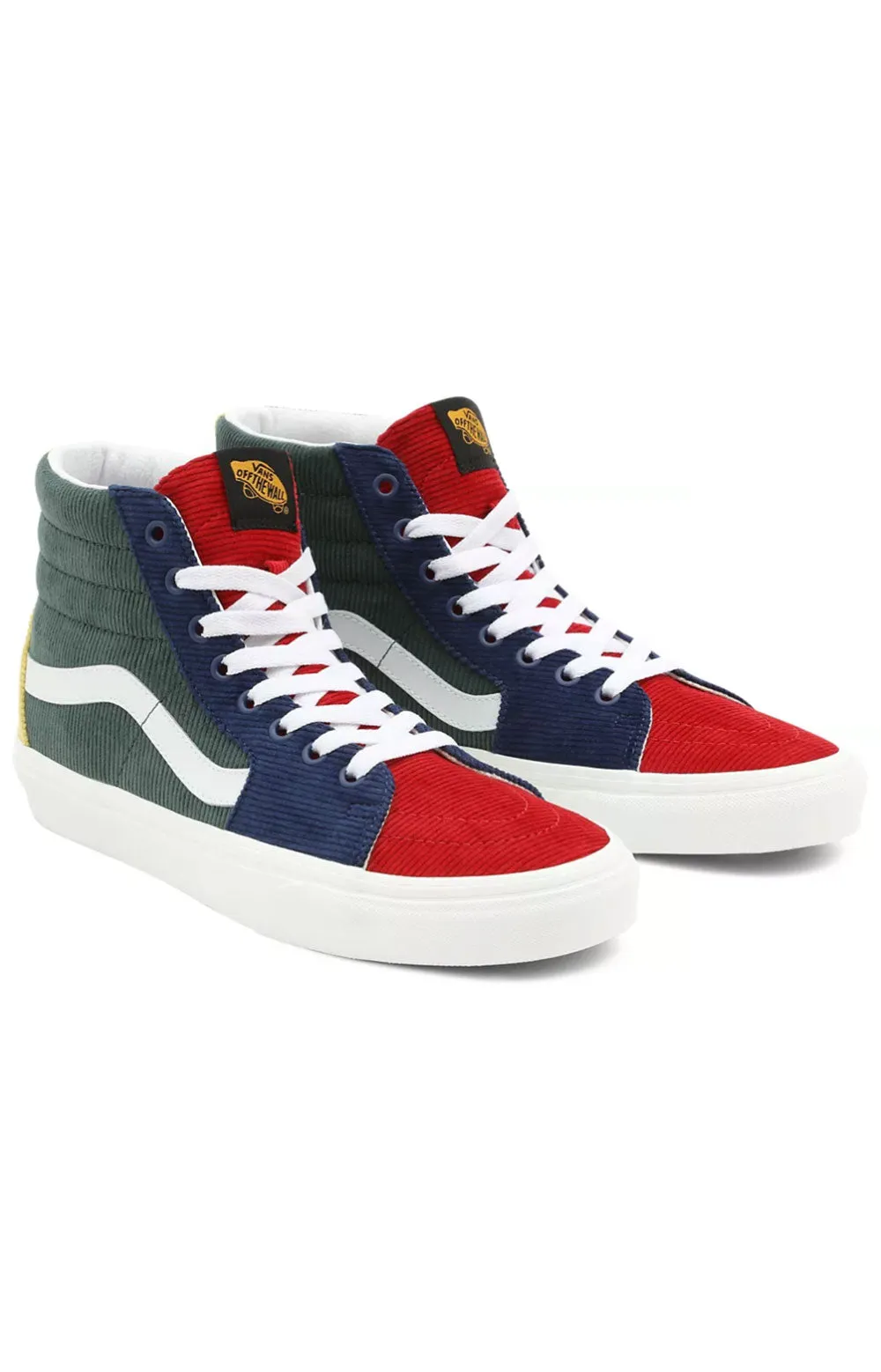 (KRH94M) Mixed Corduroy Sk8-Hi Shoes - Multi