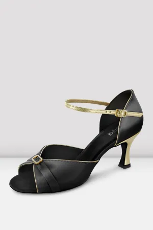Ladies Lelah Diamante Buckle Latin Shoes