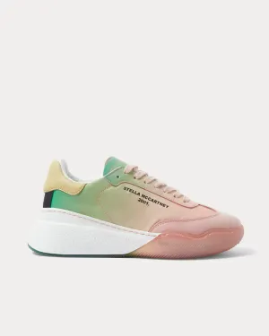 Loop Lace-up Peach Top Sneakers