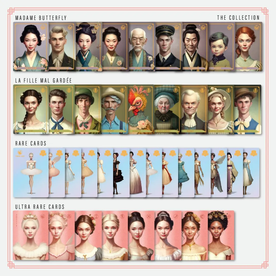 MDM - Ballet Classics Trading Cards - Clear Protector Pack (25)