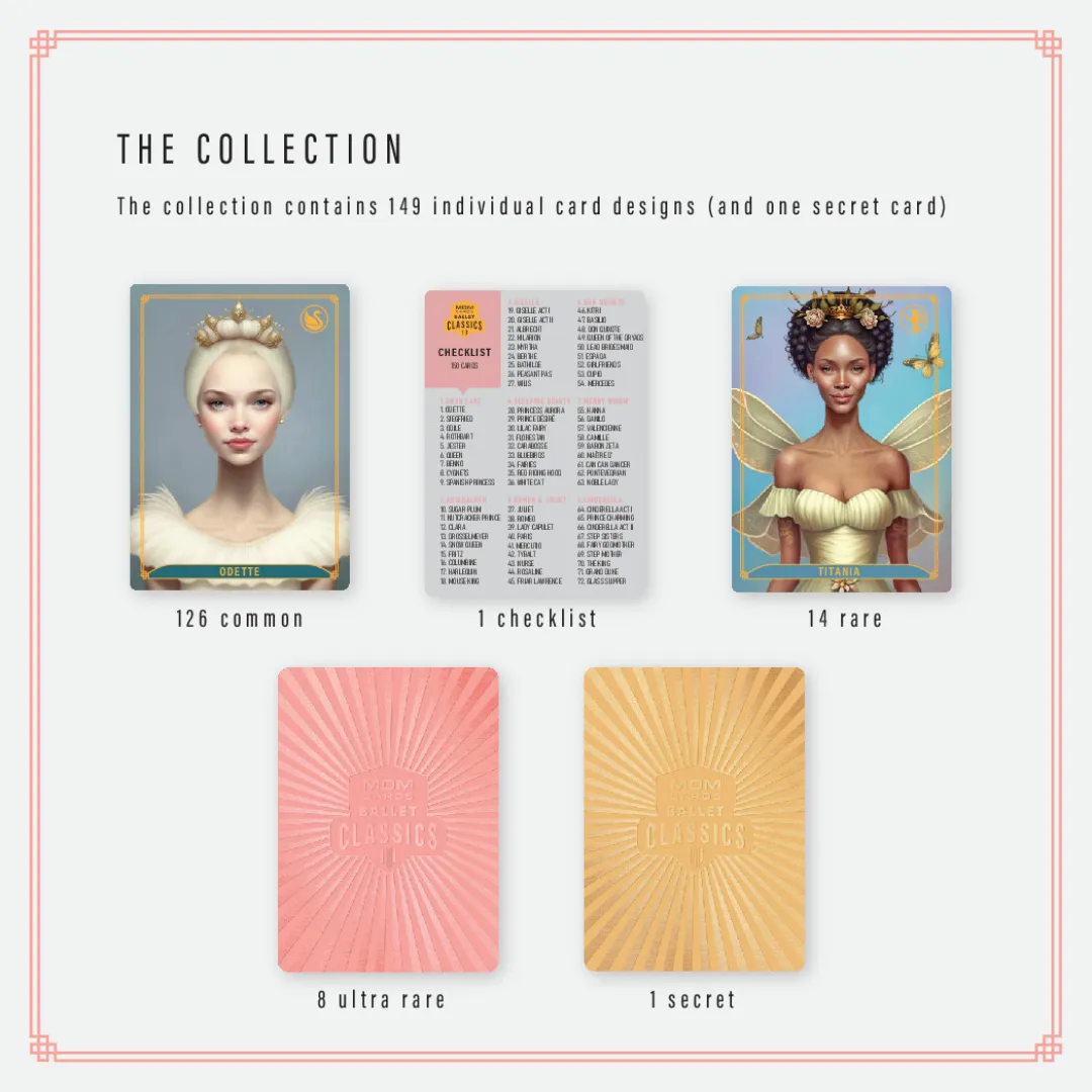 MDM - Ballet Classics Trading Cards - Clear Protector Pack (25)