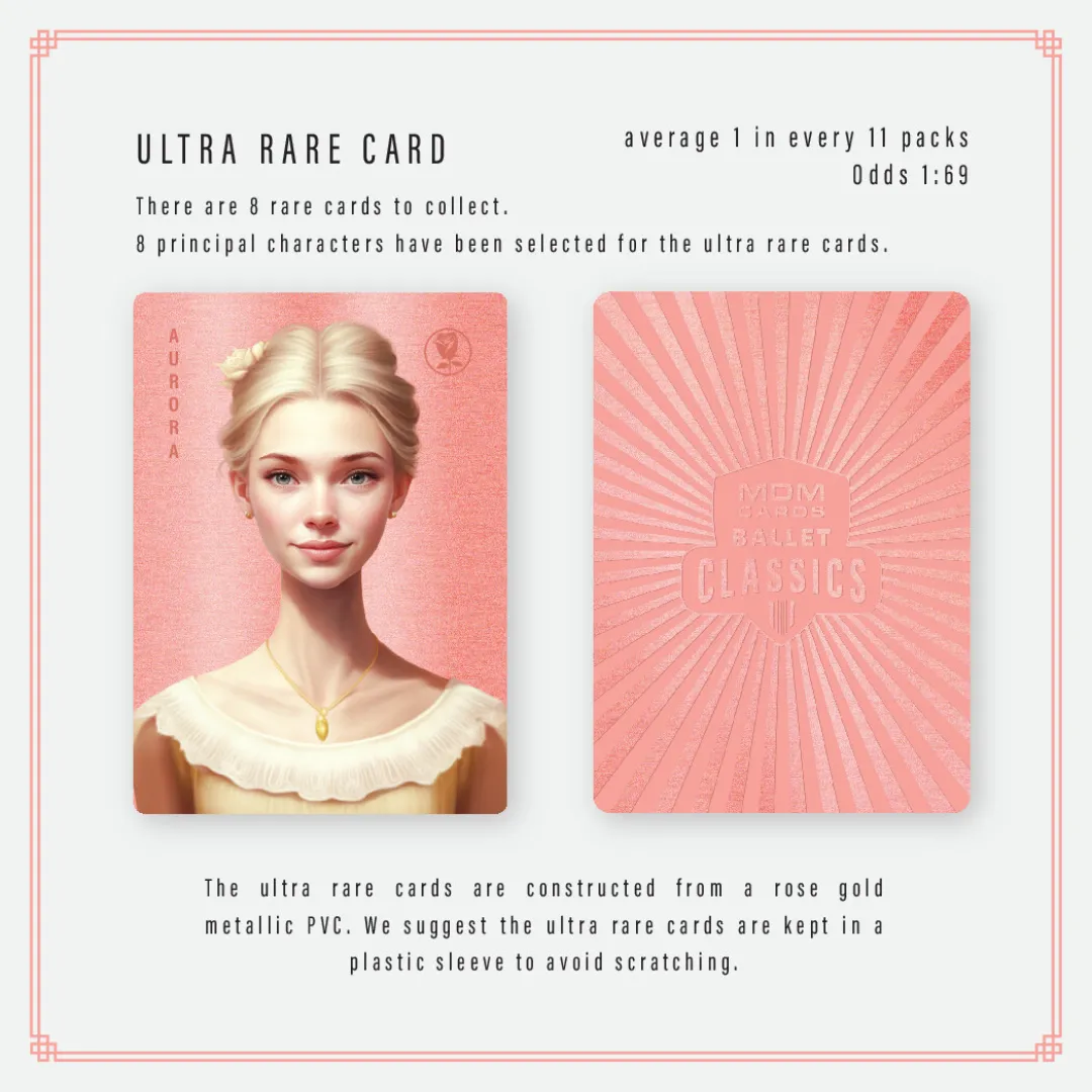 MDM - Ballet Classics Trading Cards - Clear Protector Pack (25)