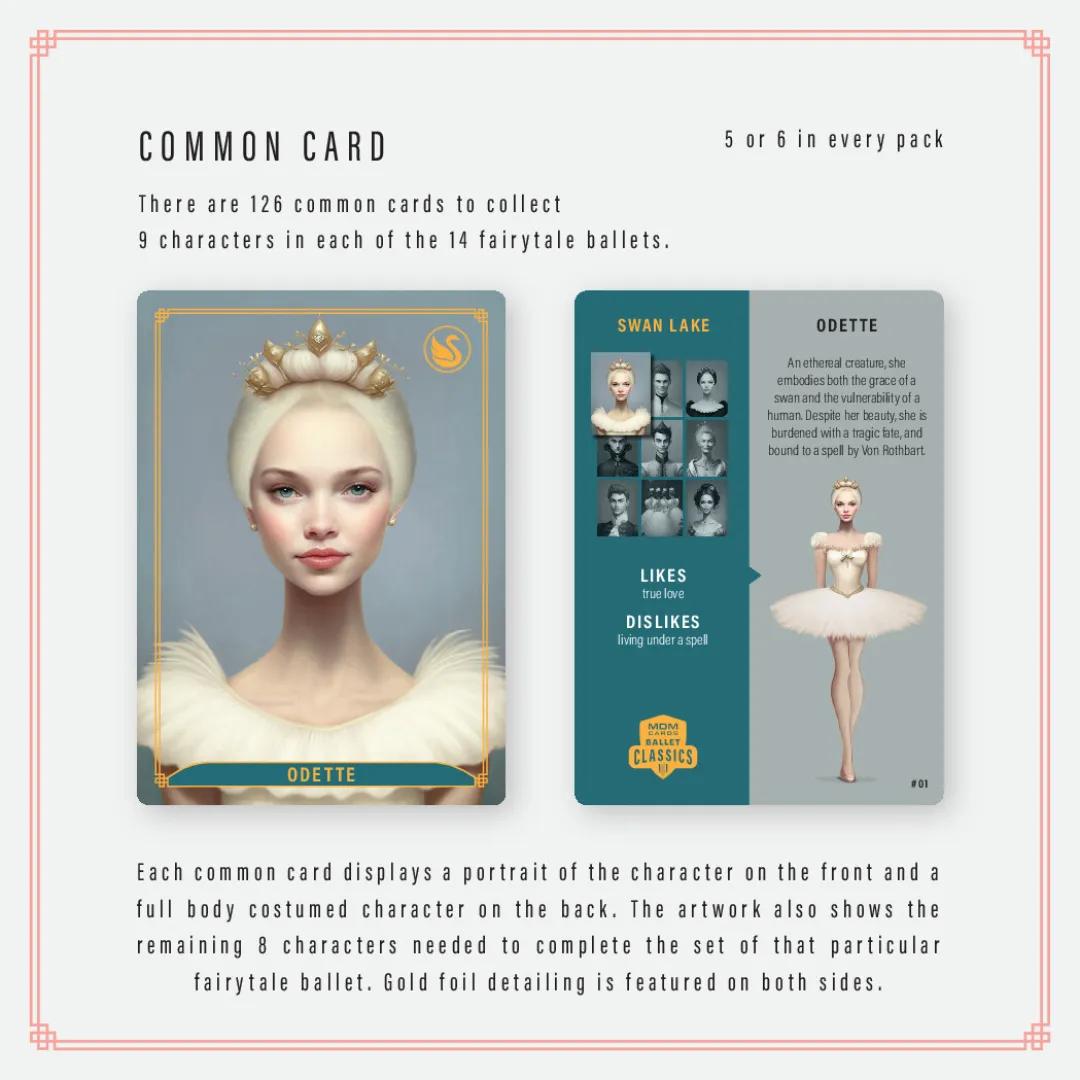 MDM - Ballet Classics Trading Cards - Clear Protector Pack (25)