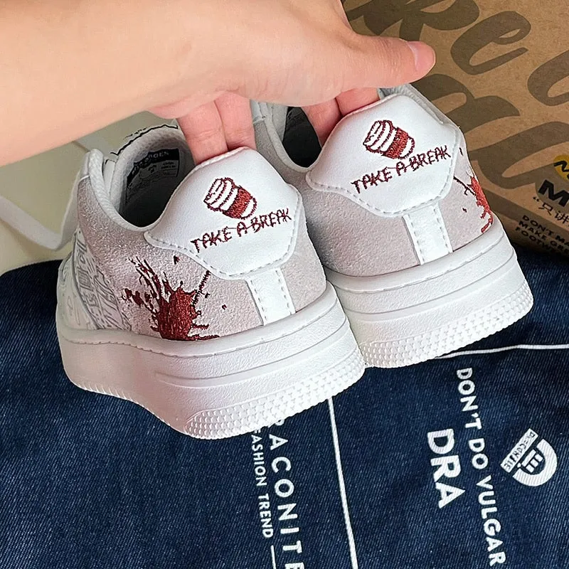Men's Casual Embroidery Shoes