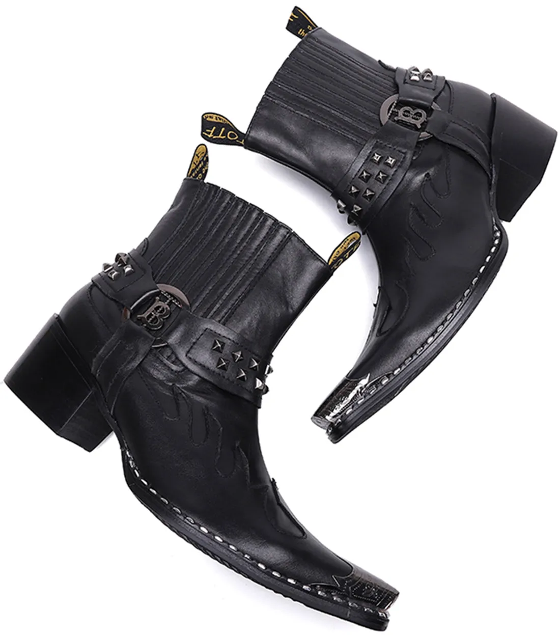 Men's Fashion High Top Western Boots