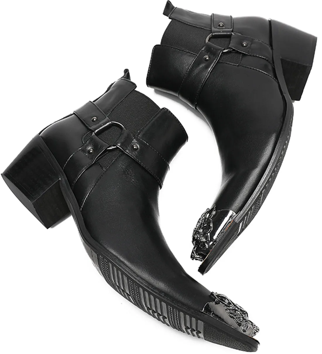 Men's Fashion Lion Western Boots