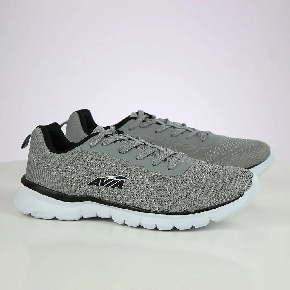 Men's Mesh Embroidered Style Shoes,Grey